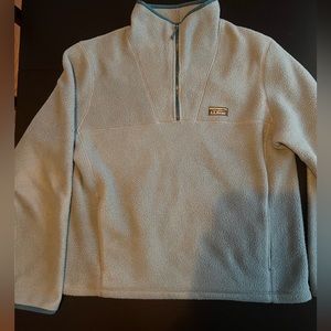 LL BEAN Mens quarter zip sweater